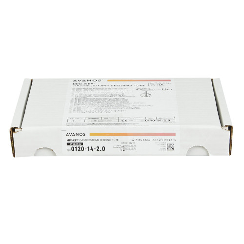 MIC-Key Low Profile Gastrostomy Tube Kit 14 Fr. 2.0 cm Tube Silicone Sterile, 0120-14-2.0, Pack of 1