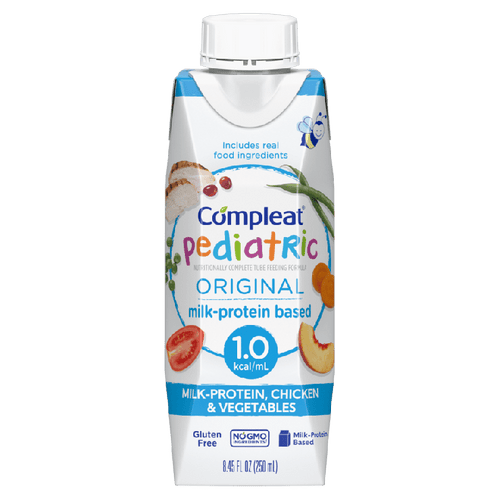 Tube Feeding Formula Compleat® Pediatric Unflavored Liquid 8.45 oz. Reclosable Carton 14240000 - Case/24 14240000 NESTLE'HEALTHCARE NUTRITION 855367_CS Tube Feeding Formula Compleat® Pediatric Unflavored Liquid 8.45 oz. Reclosable Carton 14240000 - Case/24 14240000 NESTLE'HEALTHCARE NUTRITION 855367_CS