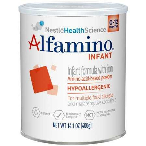 Infant Formula Alfamino 400 Gram Canister Powder 1303478822 Each/1 NESTLE'HEALTHCARE NUTRITION 984025_EA