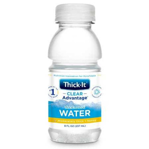 Thickened Water Thick-It® Clear Advantage® 8 oz. Bottle Unflavored Liquid IDDSI Level 3 Moderately Thick/Liquidized B453-L9044 Case of 24 B453-L9044 Thick-It® Clear Advantage® 734892_CS