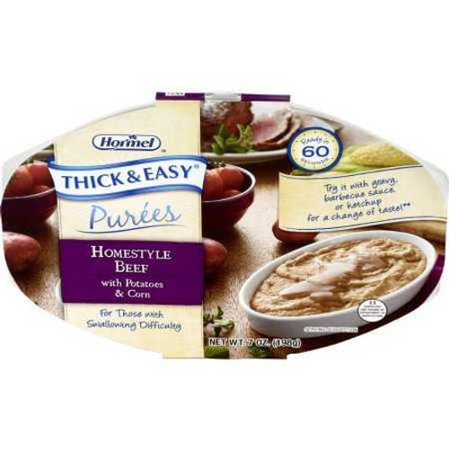 Puree Thick Easy Purees 7 oz. Bowl Beef with Potatoes / Corn Ready to Use Puree 60747 Case/7 60747 HORMEL FOOD SALES LLC 797228_CS