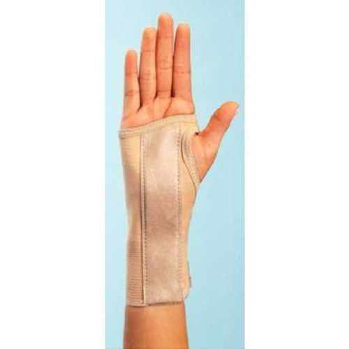 Wrist Brace Procare Cotton / Elastic Right Hand Beige Medium 79-87075 Each/1 79-87075 DJ ORTHOPEDICS LLC 916905_EA