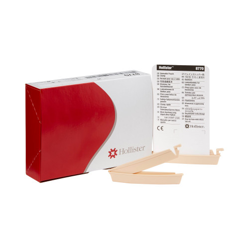 Drainable Pouch Clamp Hollister Beige 8770 Pack of 1