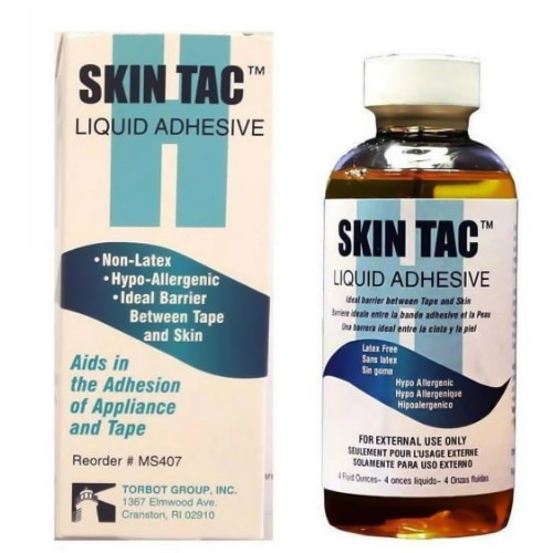 Skin Tac H Topical Adhesive 4 oz. Bottle, MS407, Bottle of 1
