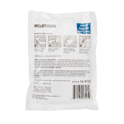 Instant Cold Pack Medi-Pak General Purpose 5 X 7 Inch Disposable 16-9702 Case/24 MCK BRAND 476731_CS