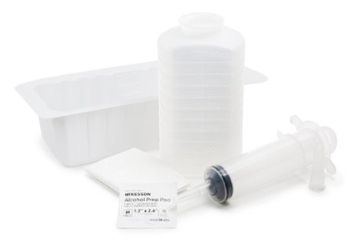 McKesson Irrigation Tray with 60 mL Piston Syringe, 1L Outer Tray, Pack of 1