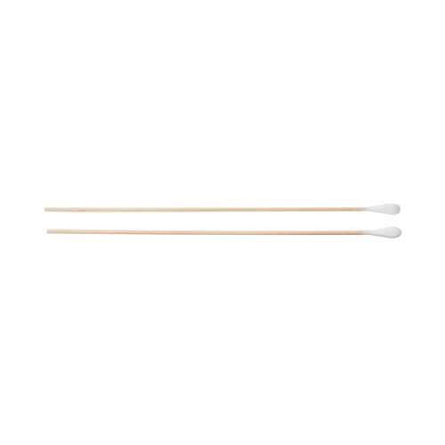 McKesson Swabstick Cotton Tip Wood Shaft 6 Inch Sterile 2 per Pack, 24-106-2S, Box of 100