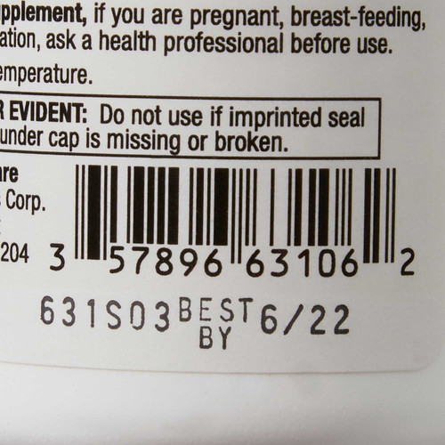 Eye Vitamin with Lutein Supplement McKesson Brand Tablet 60 per Bottle 57896063106 BT/60 57896063106 McKesson 689187_BT