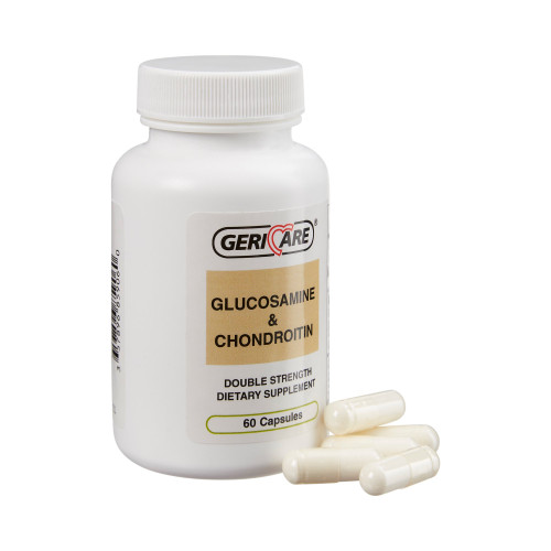 Joint Health Supplement Geri-Care Glucosamine / Chondroitin 500 mg - 400 mg Strength Capsule 859-06-GCP Bottle of 60