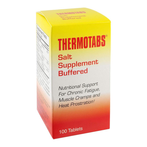 Thermotabs Sodium Chloride Supplement Tablet 100 per Bottle, 38485086335, Bottle of 1