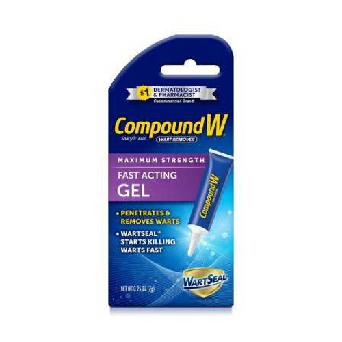 Wart Remover Compound W 17% Strength Gel 0.25 oz. 2296143 Each/1 2296143 US PHARMACEUTICAL DIVISION/MCK 568982_EA