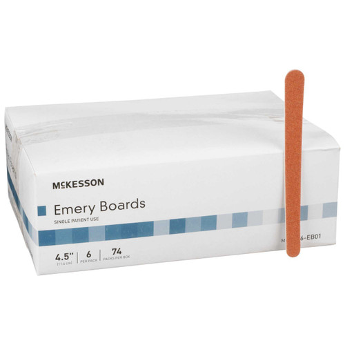 Emery Board McKesson Terra Cotta 4-1/2 Inch 16-EB01 Pack/6 16-EB01 MCK BRAND 1081898_PK