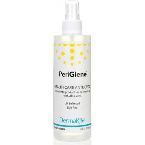 Antimicrobial Perineal Wash PeriGiene Liquid 8 oz. Pump Bottle Unscented 00198 Each/1 198 DERMARITE INDUSTRIES LLC 442544_EA