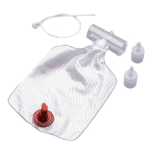 AirLife Trach Tee Drain with Bag, 001501, Pack of 1