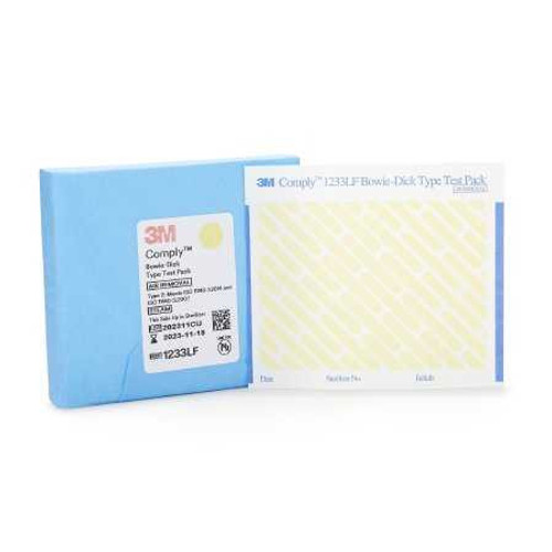 Comply Sterilization Bowie-Dick Test Pack Steam 1233LF Case/30 1233LF 3M 724430_CS Comply Sterilization Bowie-Dick Test Pack Steam 1233LF Case/30 1233LF 3M 724430_CS