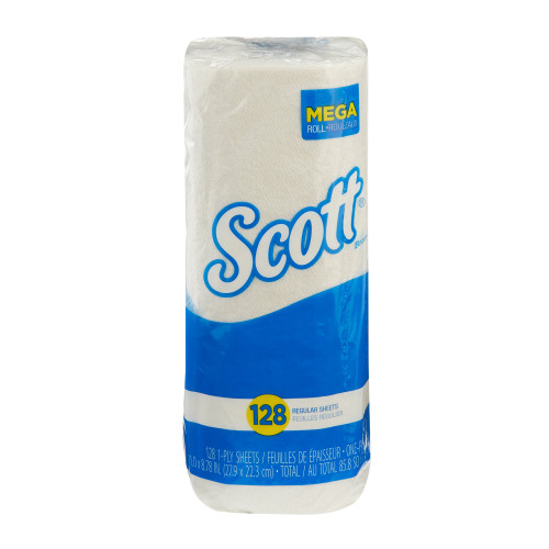 Scott Paper Kitchen Paper Towel, 8.8 X 11", Perforated Roll, 20 Roll per Case, Case of 20