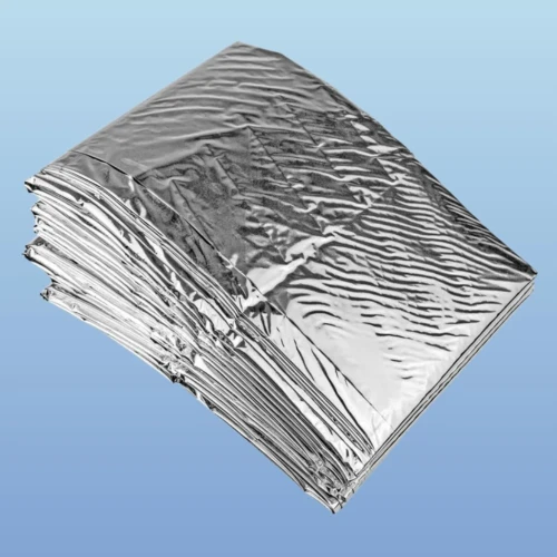Rescue Blanket 52 W x 84 L Inch Mylar, Aluminum 3537 Pack of 1 