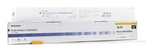 Urethral Catheter McKesson Straight Tip PVC 16 Fr. 16 Inch 16-M1616 Box/30 16-M1616 MCK BRAND 1020817_BX
