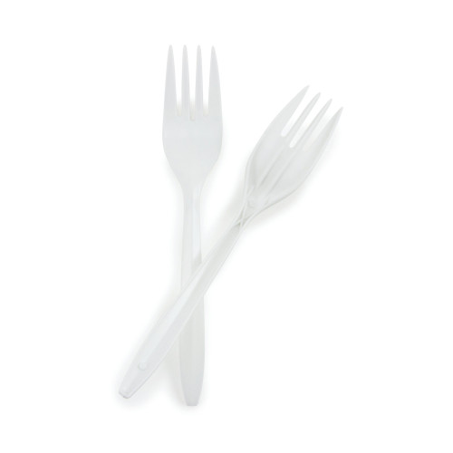McKesson Fork Medium Weight White Polypropylene, 16-4595, Case of 1000