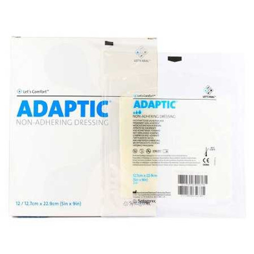 Oil Emulsion Impregnated Dressing 3M™ Adaptic™ Rectangle 5 x 9 Inch Sterile 2019 Box of 12 2019 3M™ Adaptic™ 200647_BX