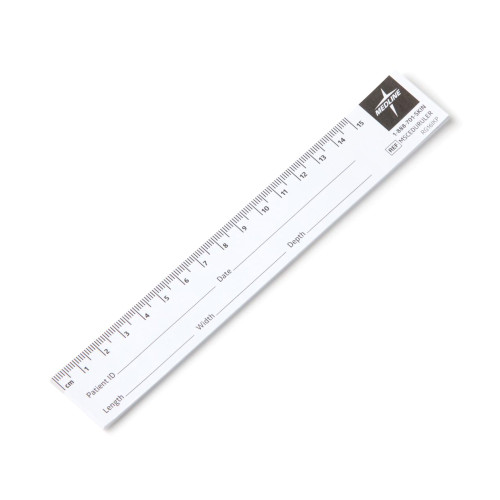 Educare Wound Measuring Ruler Paper, MSCEDURULER, Pad of 1