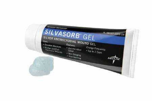 Silver Gel Dressing SilvaSorb NonSterile MSC9301EP Pack of 1 MSC9301EP MEDLINE 639871_EA