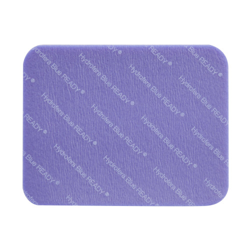 Hydrofera BLUE READY Antibacterial Foam Dressing 4 X 5 Inch Without Border Waterproof Film Backing Nonadhesive Rectangle Sterile, HBRS4520, Pack of 1