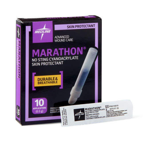 Marathon Skin Barrier Applicator Cyanoacrylate Applicator Bottle Sterile, MSC093005, Box of 10