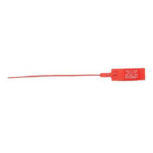 Breakable Security Seal Red 9-1/2 Inch 7907-10 Pack/100 07-Oct HEALTH CARE LOGISTICS, INC. 381207_PK