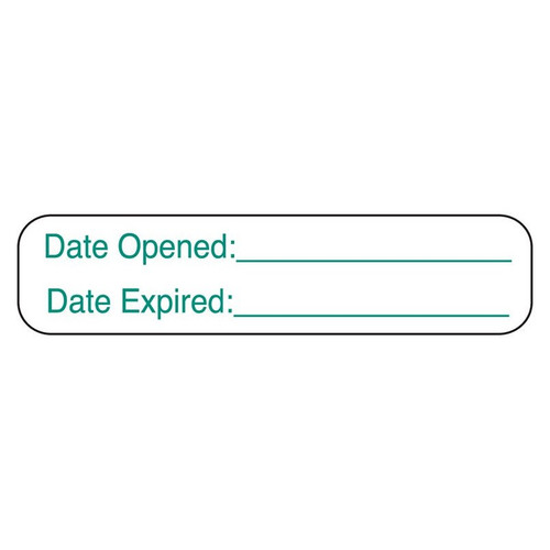 Barkley Pre-Printed Quality Control Label 3/8 x 1-5/8 in, 2970, Pack of 1000