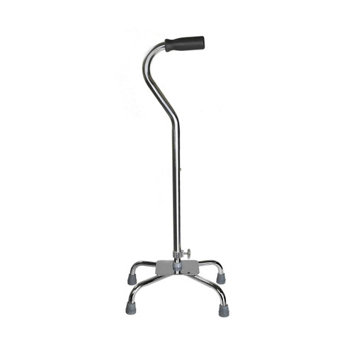 Quad Cane McKesson Steel 29 to 37.5 Inch Chrome 146-10300-4 Each/1 MCK BRAND 1065218_EA