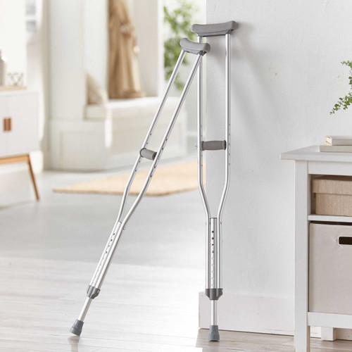 Underarm Crutch McKesson Aluminum Adult 350 lbs. 146-10400-8 Case/8 MCK BRAND 1065294_CS