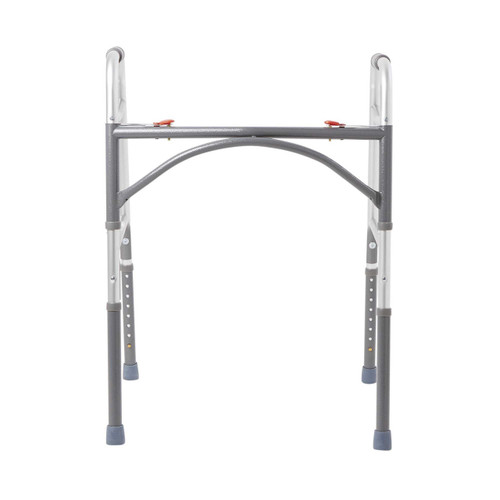 Folding Walker Adult McKesson Steel 500 lbs. 32.5 to 39 Inch 146-10220-2 Case/2 MCK BRAND 1065262_CS