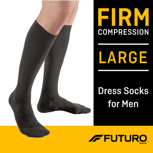 SOCKS MEN DRESS LG BLK 12/BX 3MCONS 71036BLEN Pair/1 3M HEALTHCARE (NEXCARE) 1084269_PR