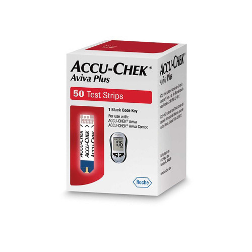 Blood Glucose Test Strips Accu-Chek Aviva Plus 50 Test Strips per Box 6908217001 Case/1800 ROCHE DIABETES CARE INC 788222_CS