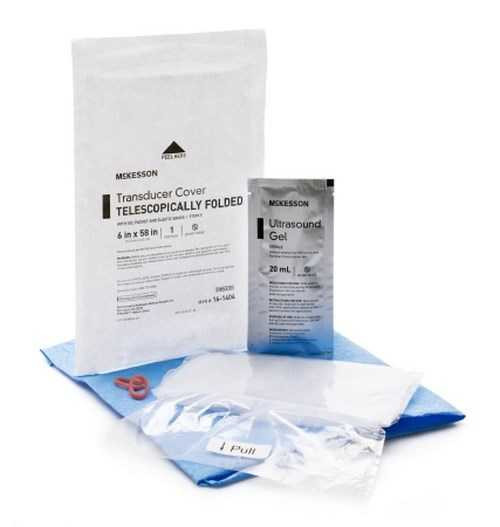 Transducer Cover McKesson 6 X 58 Inch Polyethylene Sterile Transducer - Vaginal / Rectal 16-1404 Box/24 MCK BRAND 1087362_BX