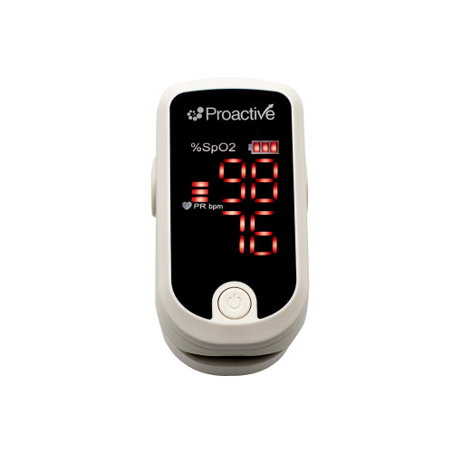 Fingertip Pulse Oximeter Proactive Medical Products Adult 20110 Pack of 1