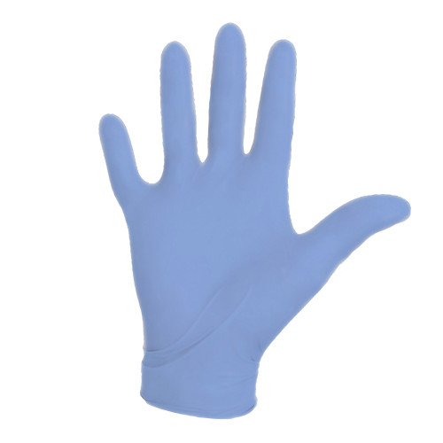 Aquasoft Exam Glove Small NonSterile Nitrile Standard Cuff Length Textured Fingertips Blue Chemo Tested, 43933, Case of 3000