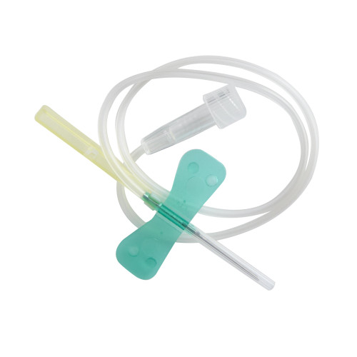 McKesson Prevent Infusion Set 21 Gauge 3/4 Inch 12 Inch Tubing Without Port, 4665, Box of 50