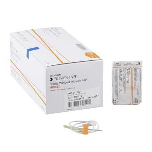 Infusion Set McKesson Prevent 25 Gauge 0.75 Inch 12 Inch Tubing Without Port 4667 Box/50 MCK BRAND 862701_BX Infusion Set McKesson Prevent 25 Gauge 0.75 Inch 12 Inch Tubing Without Port 4667 Box/50 MCK BRAND 862701_BX
