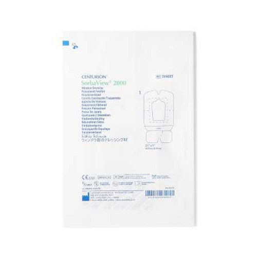 Window Dressing Sorbaview SHIELD 3-3/4 X 6-1/4 Inch Sterile SV40XT Each/1 CENTURION MEDICAL PRODUCTS 440856_EA