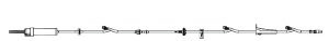 Alaris IV Pump Set Pump 3 Ports 20 Drops / mL Drip Rate Without Filter 126 Inch Tubing Solution, 2426-0007, Case of 20