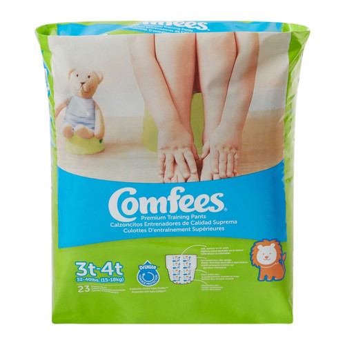 Toddler Training Pants Comfees Pull On 3T - 4T Disposable Moderate Absorbency CMF-B3 Case/138 ATTENDS HEALTHCARE PRODUCTS 993238_CS