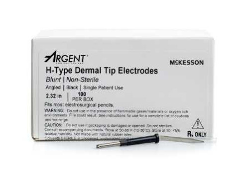 ELCTRD ANGLED BLUNT T N/S 100EA/BX MCK BRAND 22-H10112 Box/100 MCK BRAND 1095271_BX