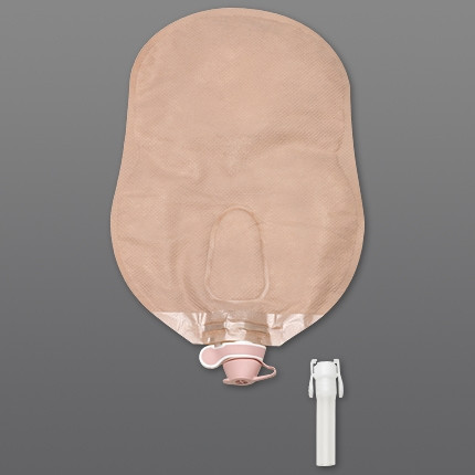 Urostomy Pouch New Image Two-Piece System 9 Inch Length Drainable 18922 Box of 10