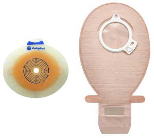 Ostomy Barrier SenSura Click Pre-Cut Standard Wear Double Layer Adhesive Green Code 3/4 Inch Stoma 10012 Box/5 COLOPLAST INCORPORATED 679648_BX