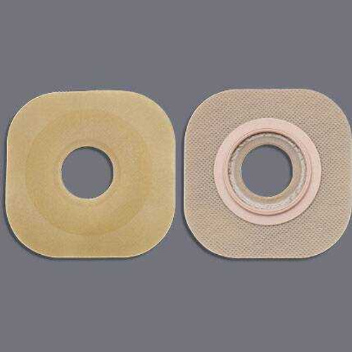 Colostomy Barrier FlexWear Pre-Cut Standard Wear Without Tape 2-1/4 Inch Flange Red Code Hydrocolloid 1-3/8 Inch Stoma 16407 Box/5 HOLLISTER, INC. 505939_BX