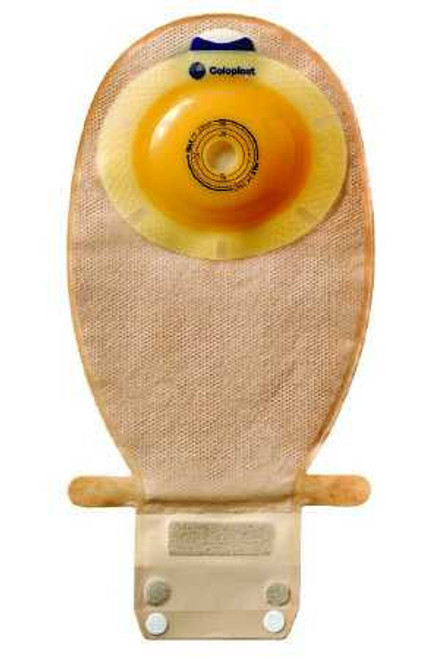 Filtered Ostomy Pouch SenSura EasiClose One-Piece System 11 1/2 Inch Length Maxi 1 Inch Stoma Drainable Flat Pre-Cut 15522 Box/20 COLOPLAST INCORPORATED 586185_BX