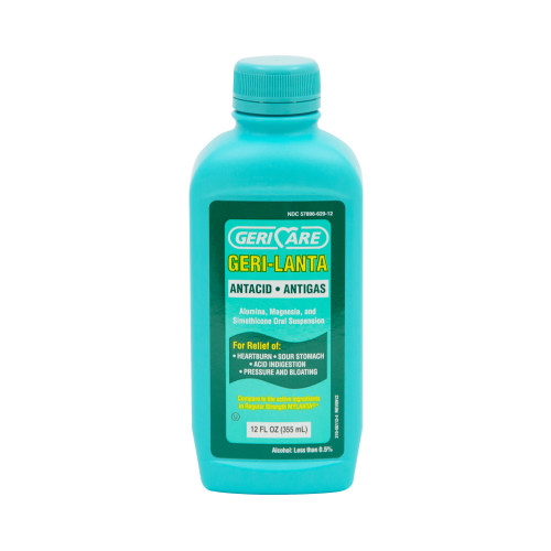 Geri-Care Antacid Liquid, Regular Strength, 12 oz., Bottle of 1