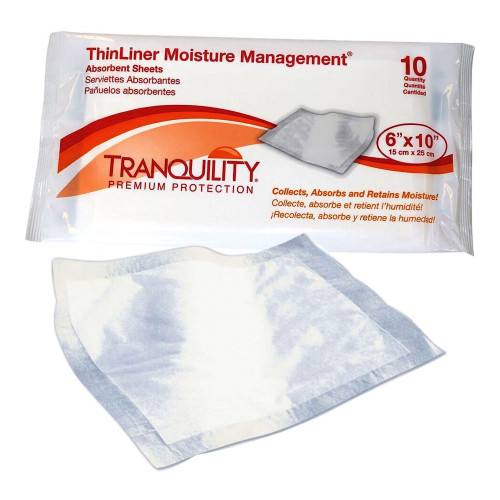 Tranquility ThinLiner Skin Fold Management Pad, 3190, Pack of 10